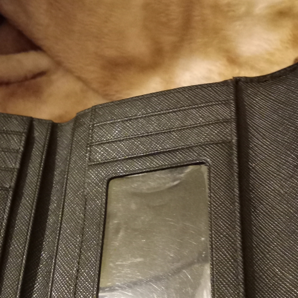 Coach Madison Op C Black Patent Leather Bi-fold Wallet With Gold Accents EUC - Picture 9 of 13